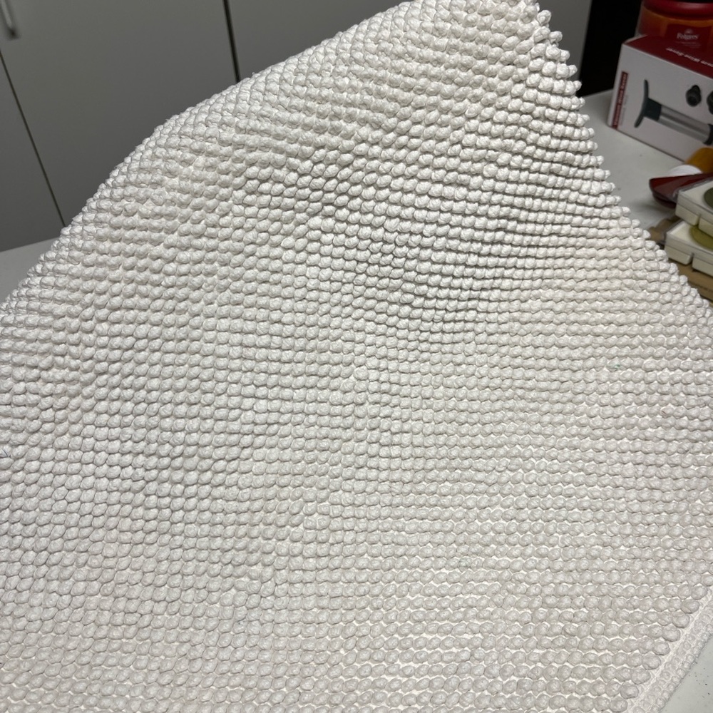 Textured White Area Rug - Picture 5 of 8